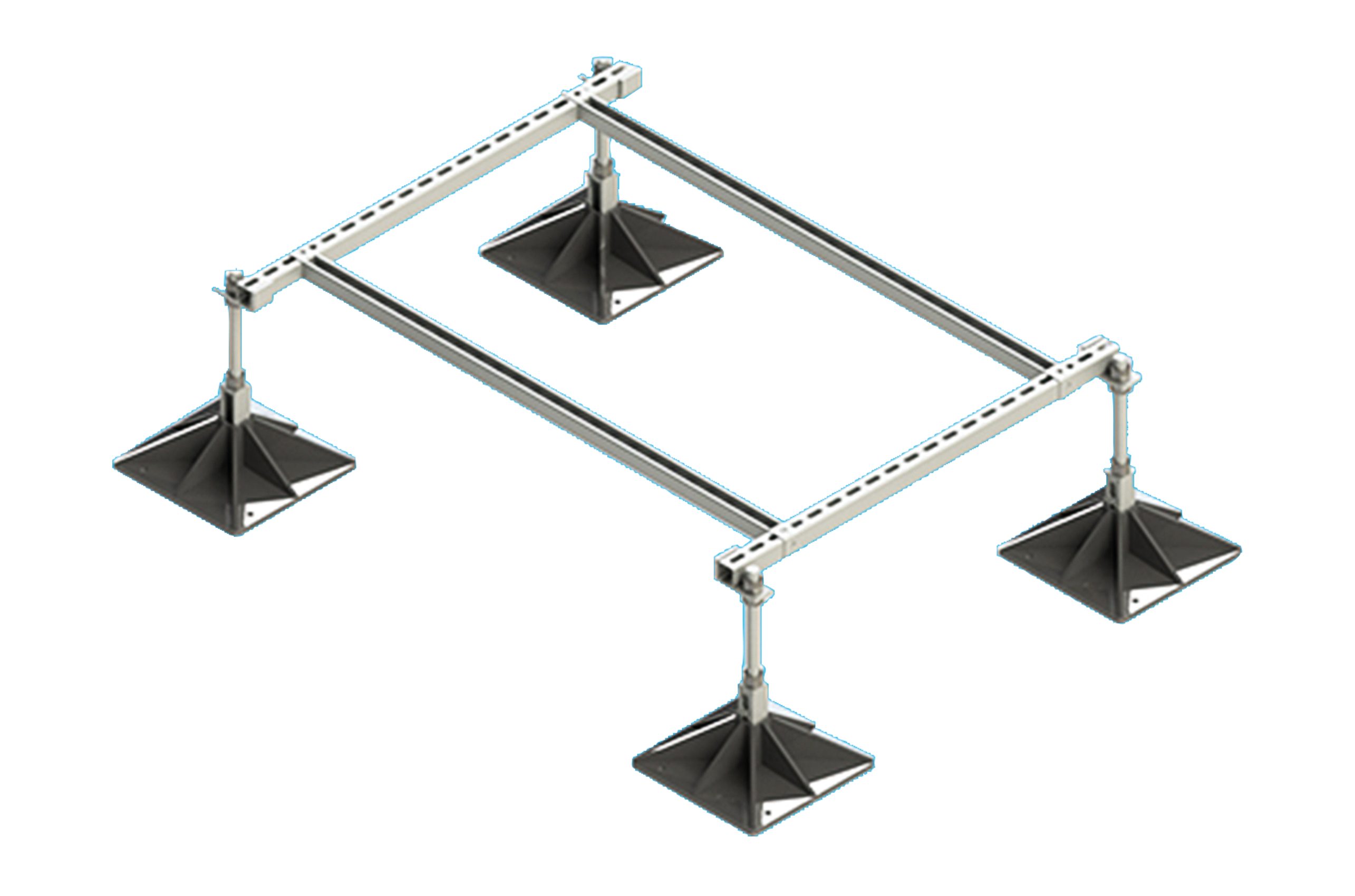 B-FOOT-BASE | Robustes Installationsgestell B-FOOT-BASE | Robustes Installationsgestell