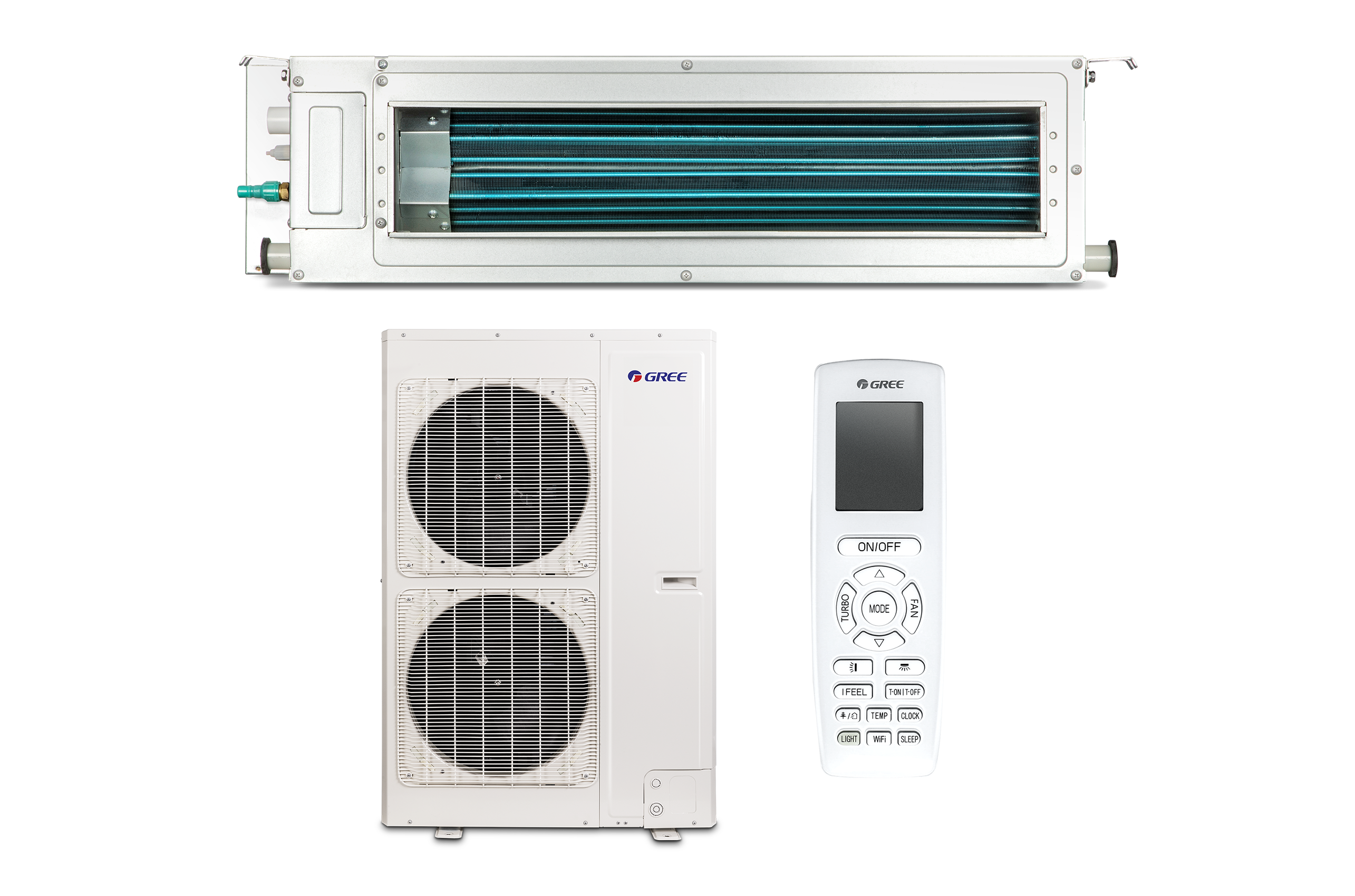 GREE GUD-160-PHS/WAX | Klimaanlagen Set mit Kanalanschluss | 16,0 kW GREE GUD-160-PHS/WAX | Klimaanlagen Set mit Kanalanschluss | 16,0 kW
