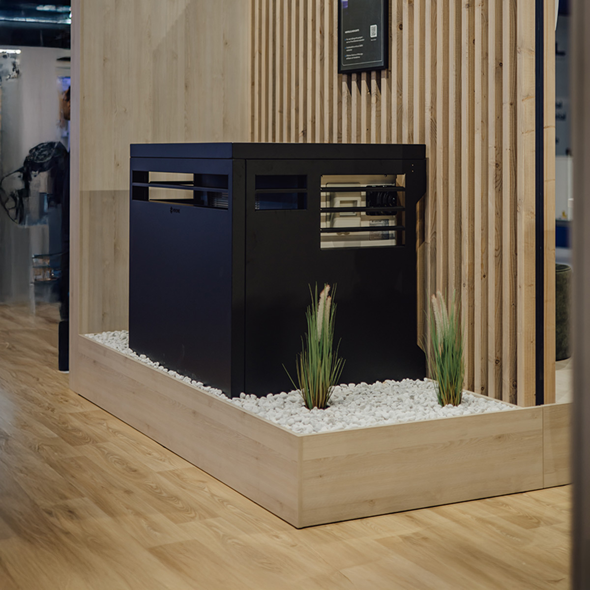 KRONE Schallschutzhaube Schallreduzierende Designhaube für Klima- und Wärmepumpen Außengeräte