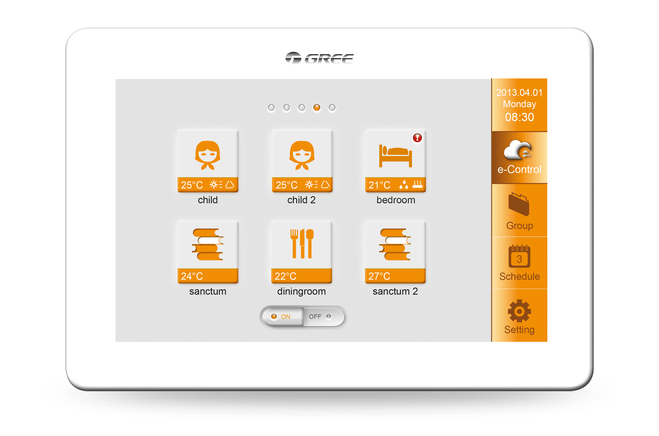 GREE GMV-CE53-24-F | Smart-Zentralregler GREE GMV-CE53-24-F | Smart-Zentralregler