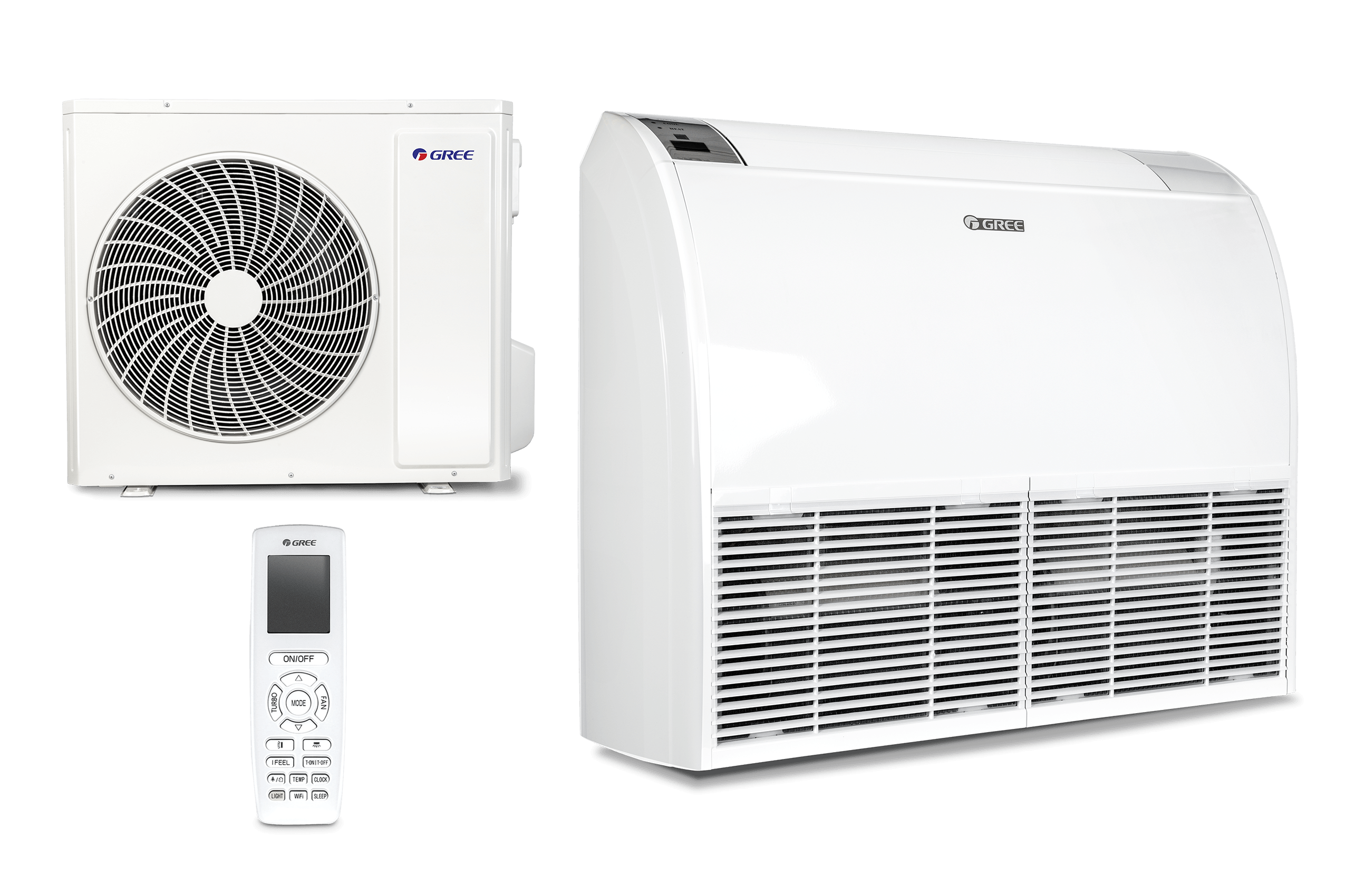 GREE GUD125-ZD1/WX | Klimaanlagen Set mit Universaltruhe | 12,1 kW