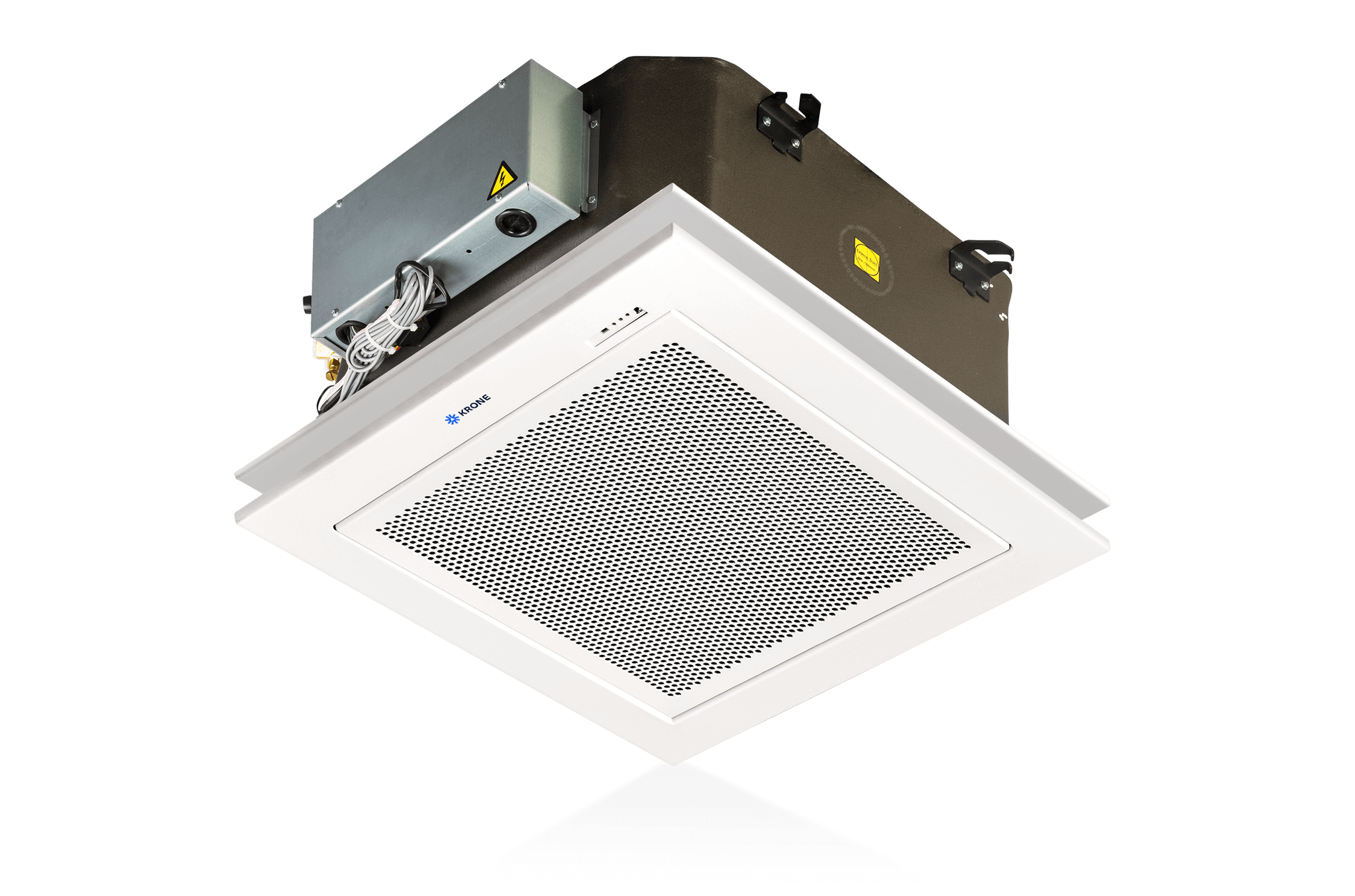 KRONE PWE-28-EC-C | Premium Kaltwasser Deckenkassette mit Coanda-Ausblasgitter | 2,6 kW
